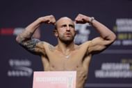 Alexander Volkanovski at the UFC 276 Weigh-in